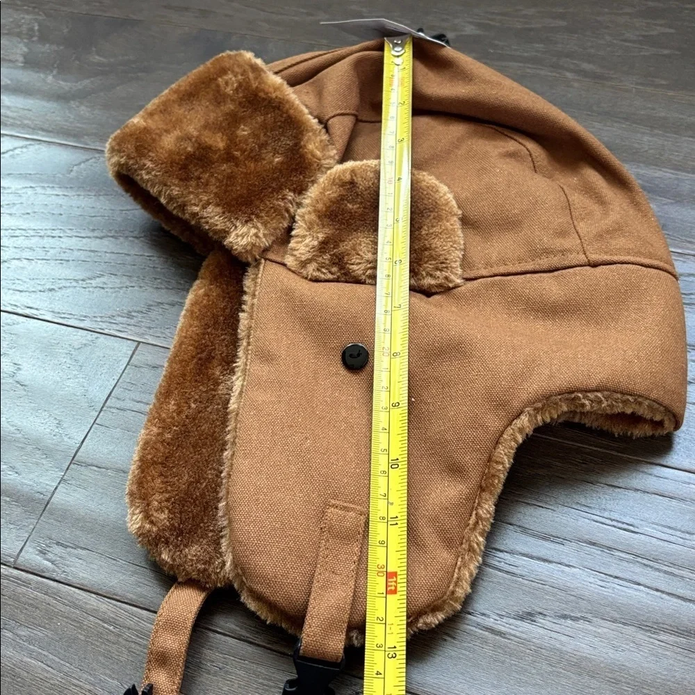 Hot Shot 3M Thinsulate trapper hat/earflap,quilt lined,faux fur,adjustable chin